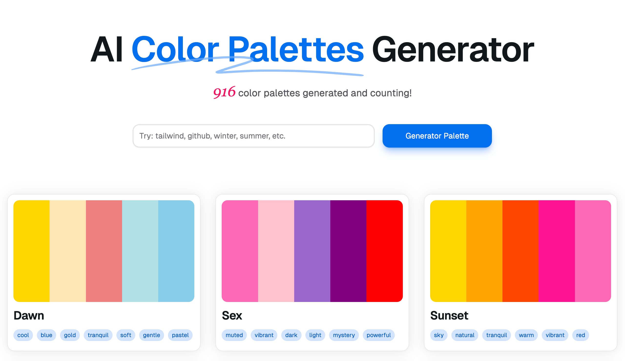 Dramatic Color Palettes - IPalettes