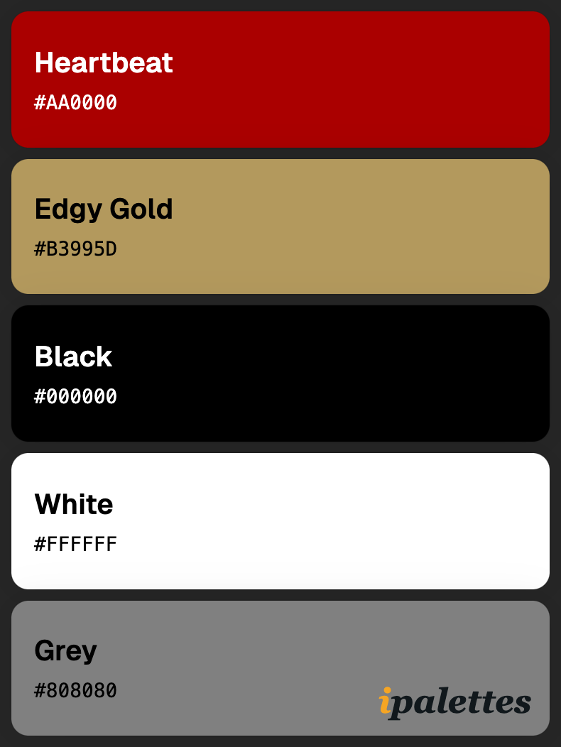 color palette card style 1