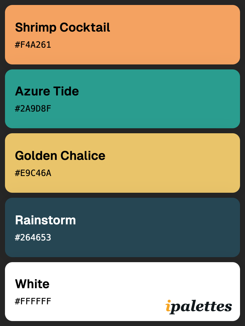 color palette card style 1