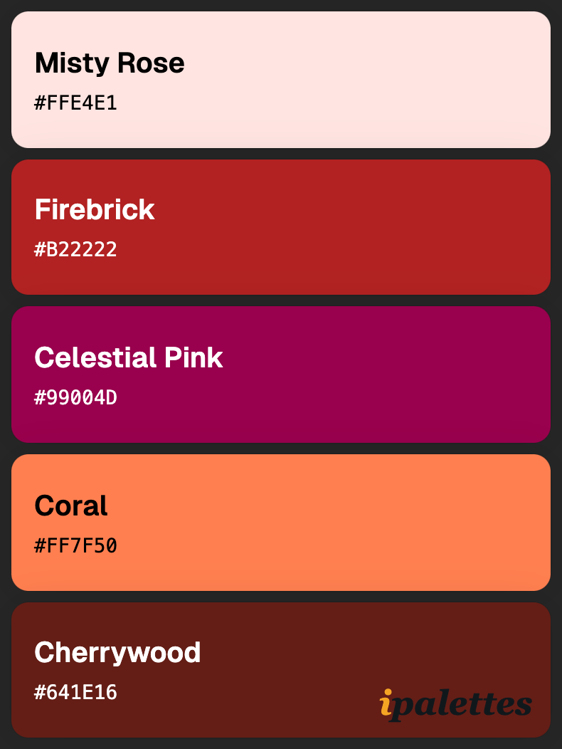 color palette card style 1