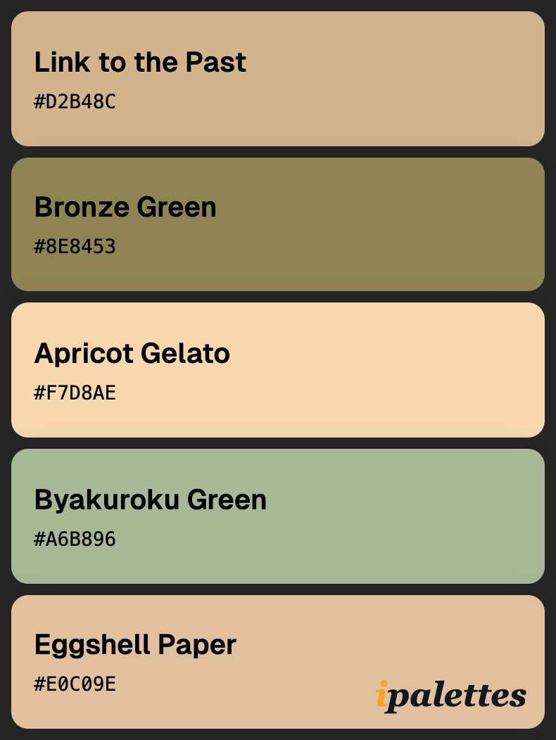 color palette card style 1