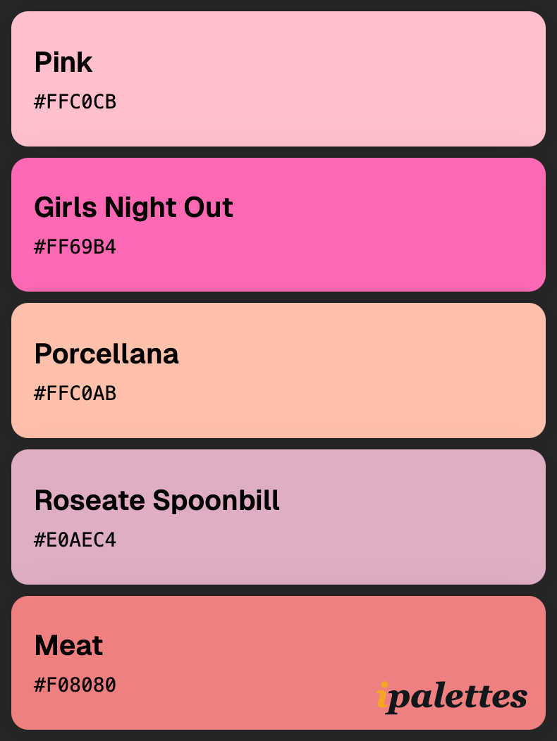 color palette card style 1