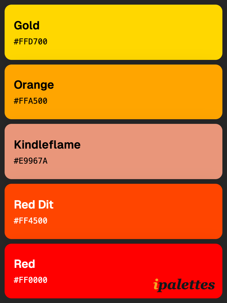 color palette card style 1