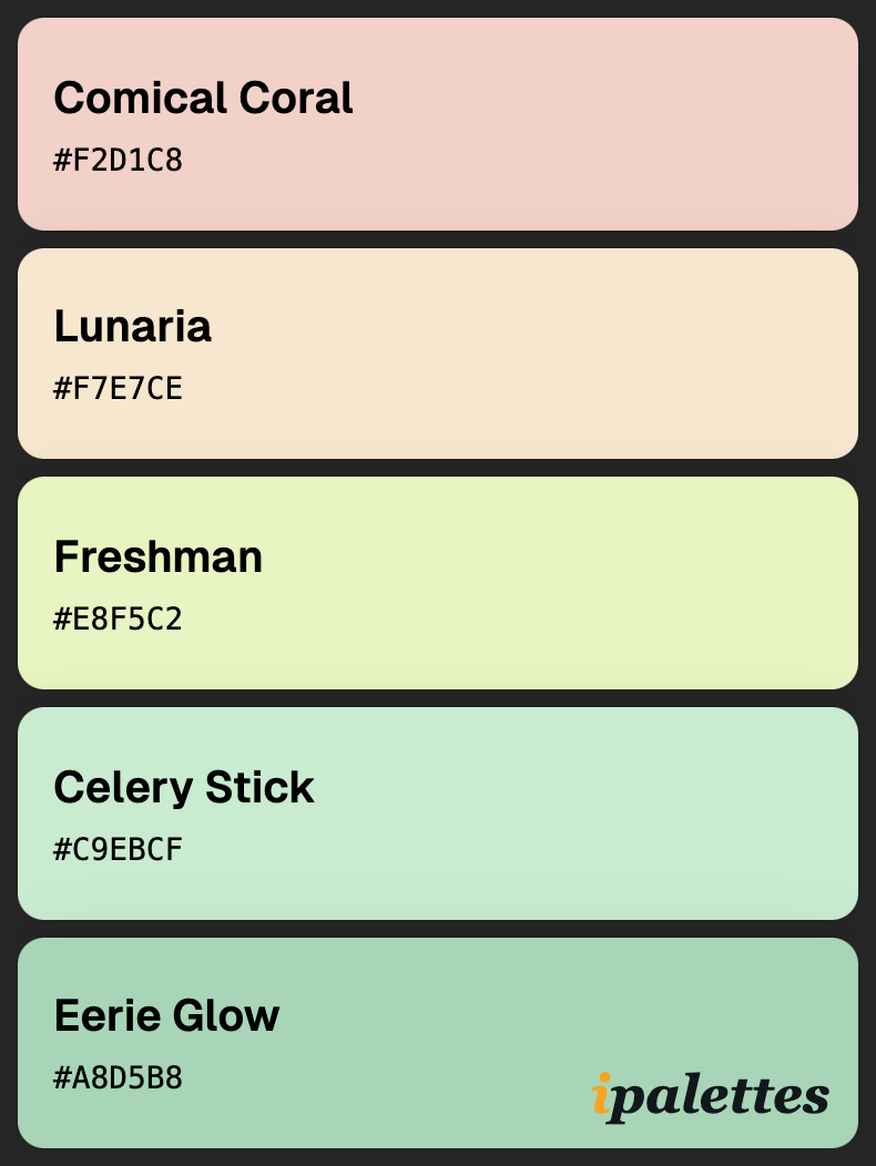 color palette card style 1