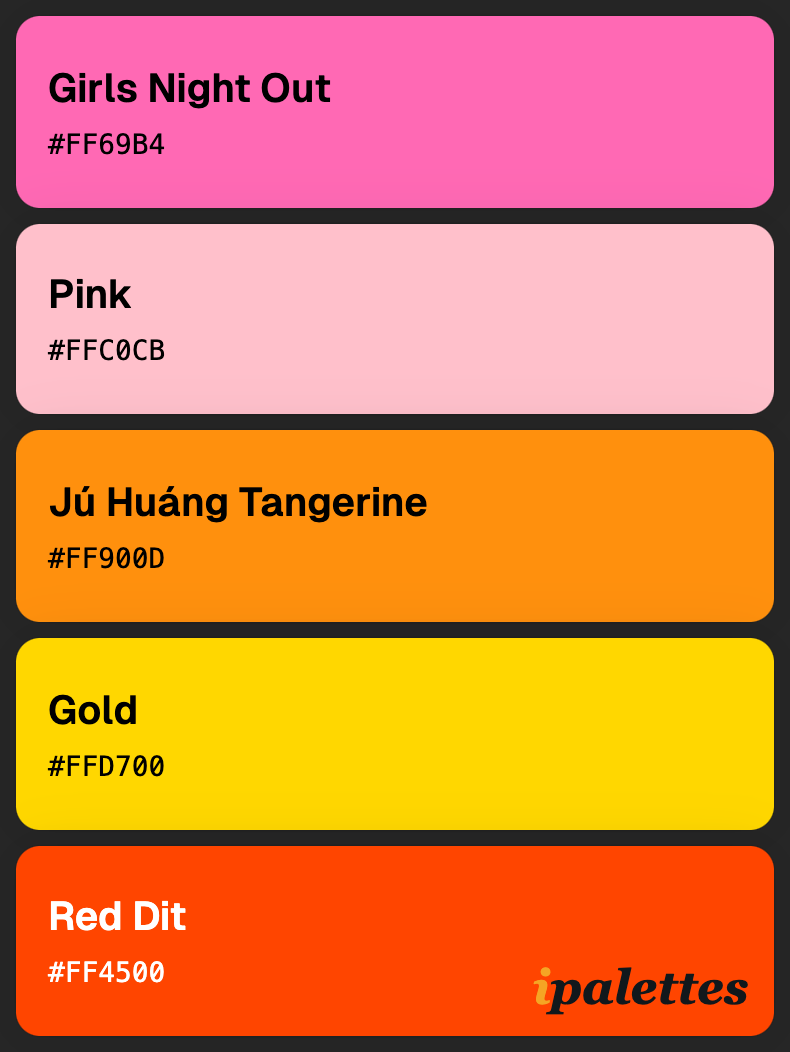 color palette card style 1